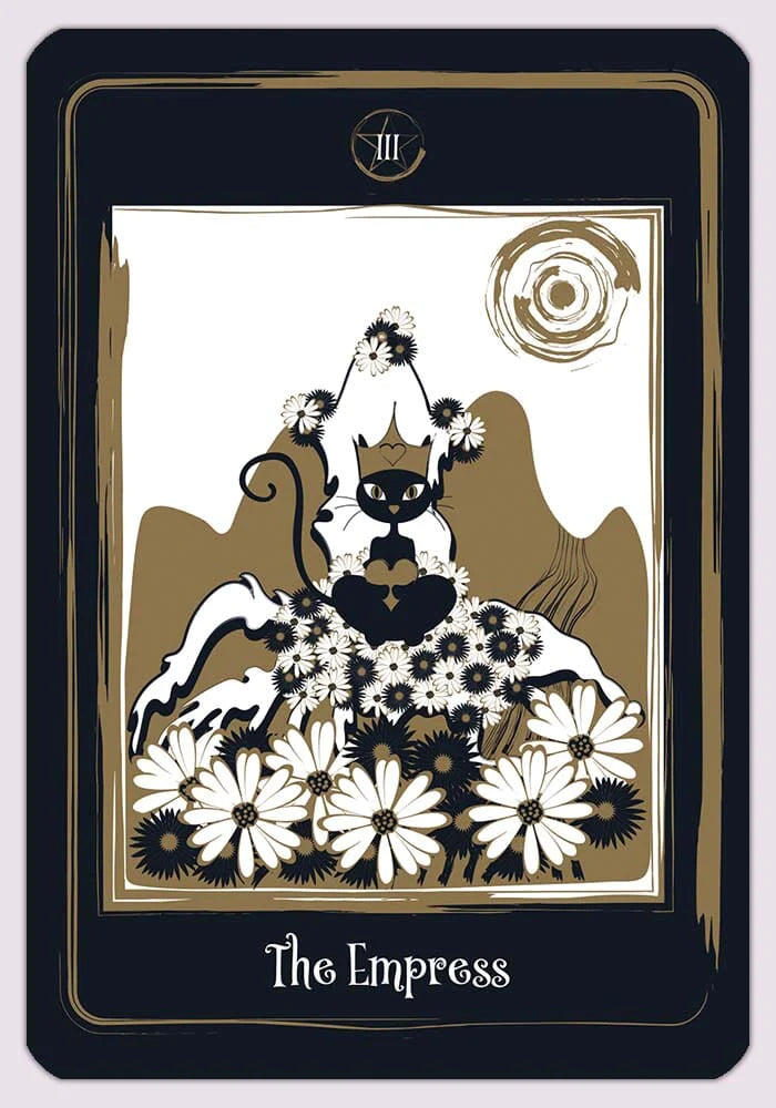 Golden Black Cat Tarot