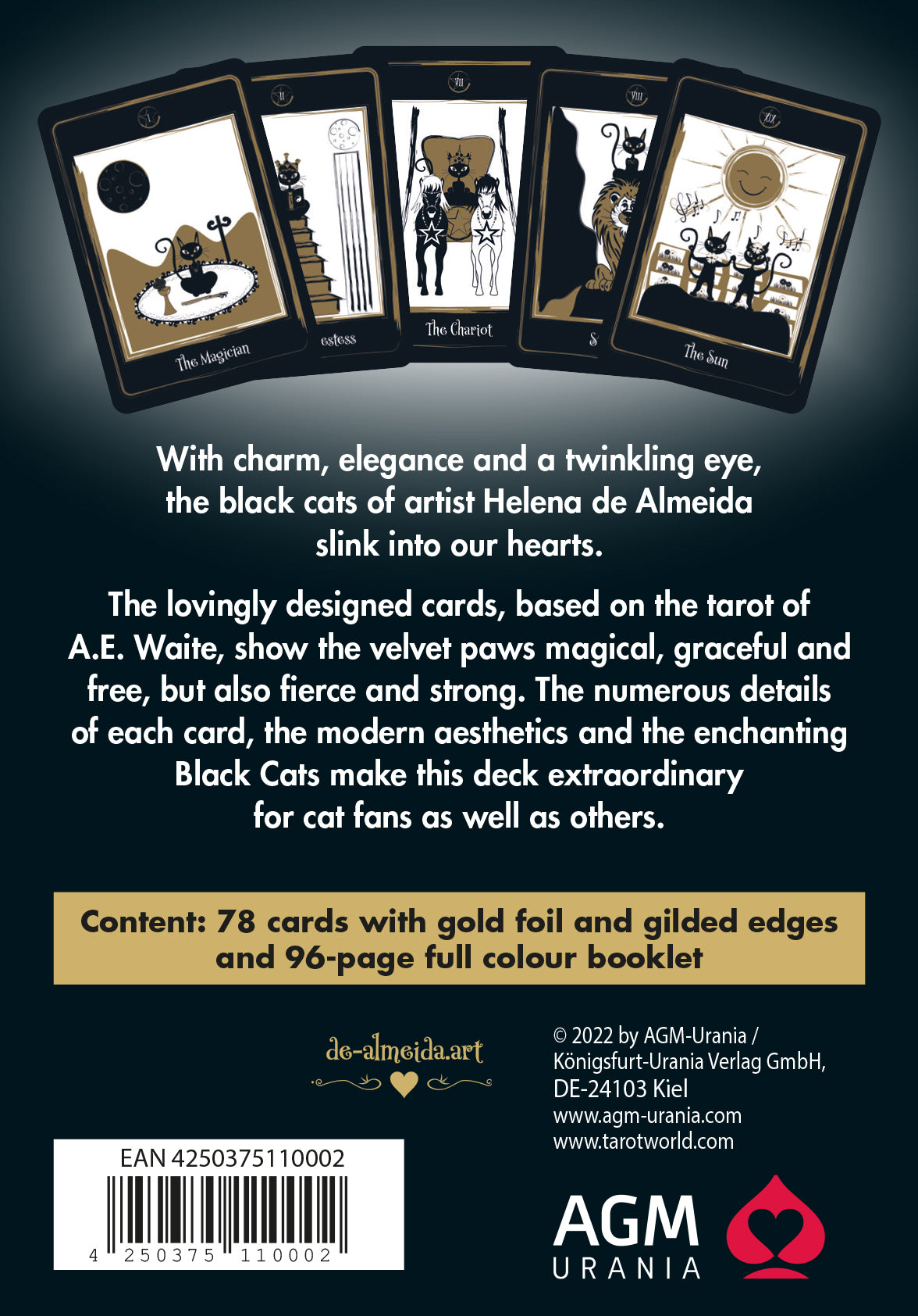 Golden Black Cat Tarot