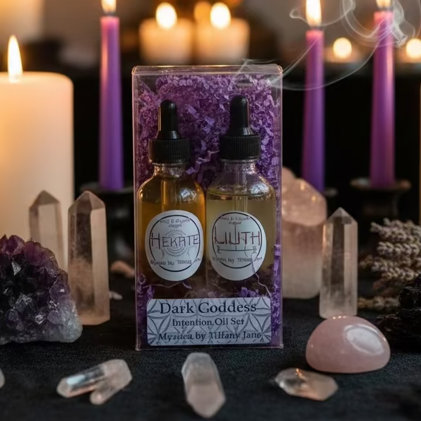 Dark Goddess Intention Oil Set