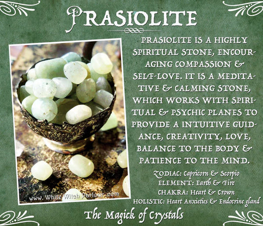 Prasiolite - green amethyst