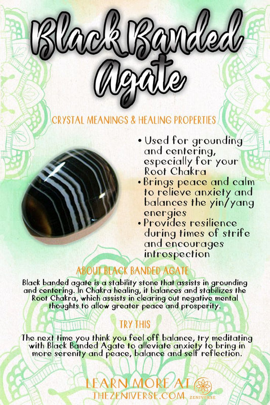 Black Onyx Agate Tower