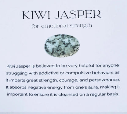 Kiwi Jasper bracelet