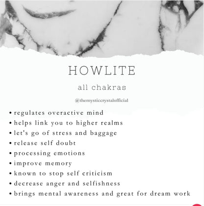 Howlite bracelet